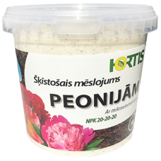 HORTIS ŠĶĪSTOŠAIS MĒSLOJUMS PEONIJĀM 1KG