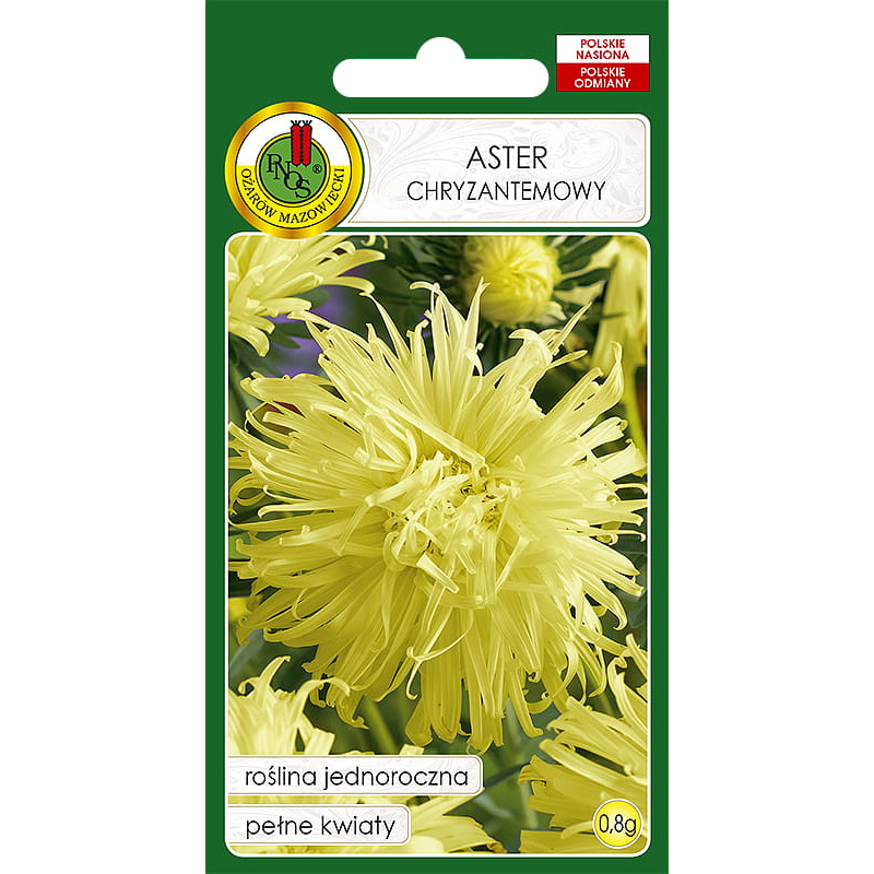 Asteres krizantēmu dzeltenas 0.8g