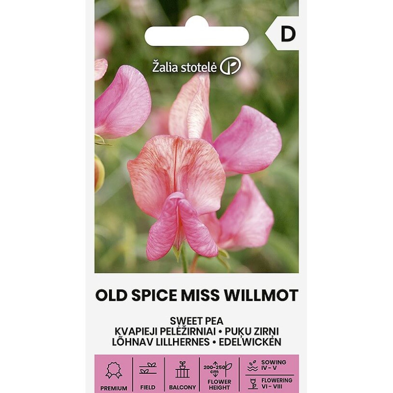 Puķuzirnīši OLD SPICE MISS WILLMOT 2g