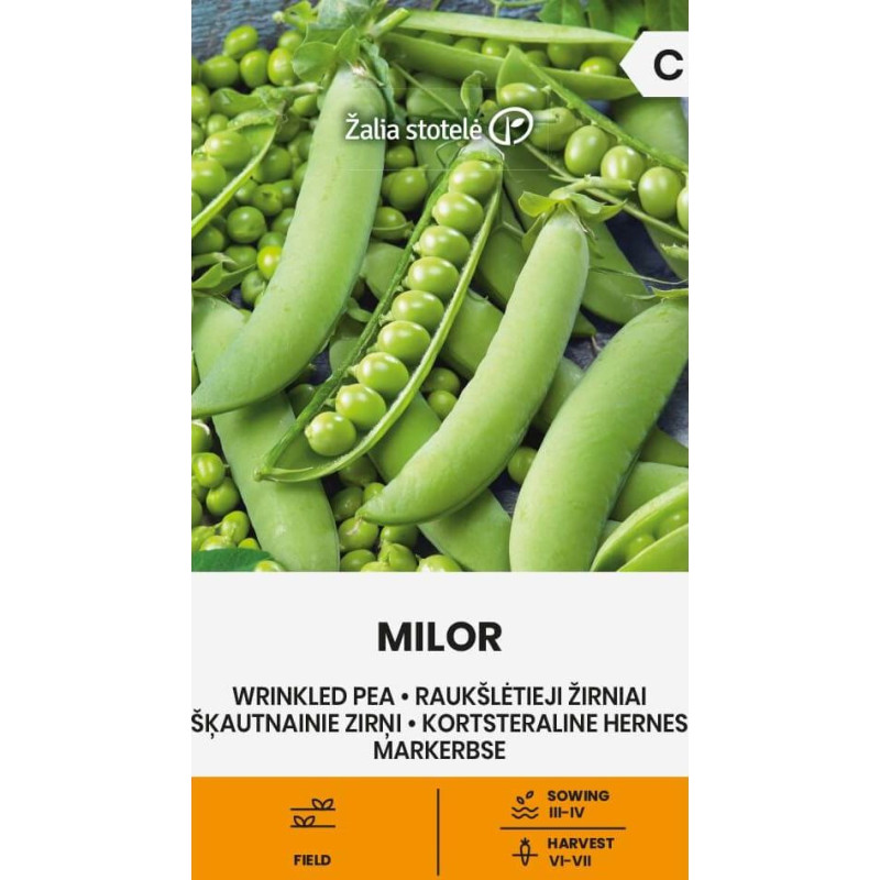 Zirņi MILOR 30g