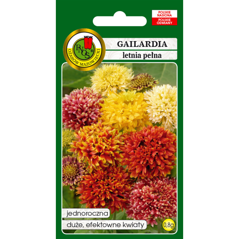 Gailardija jaukā (pildīta) 0.8g