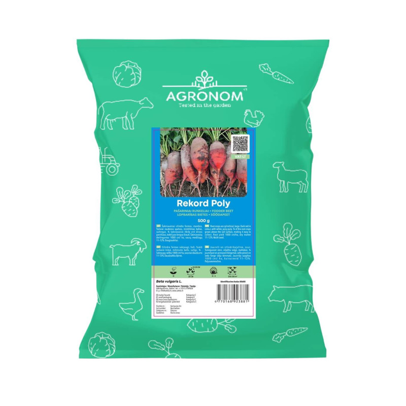 Lopbarības bietes REKORD POLY 0.5kg