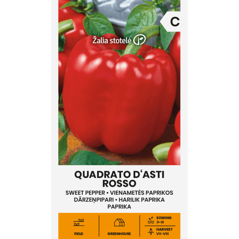 Paprika Quadrato D'asti Rosso 0.1g